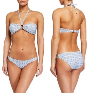 Tory Burch Blue and White Bikini